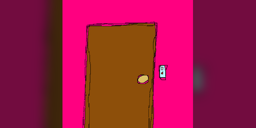 Cover image for James' Door: He is not home right now. Please leave