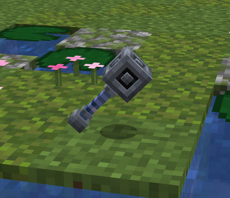 Minecraft Chain Mace 3D Minecraft Mace by Pixela7e