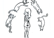 Cover image for Space Cat Boyfriend