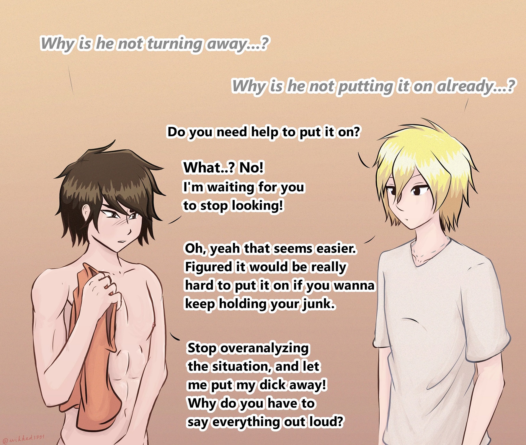 Screenshot 3 for Overdue Laundry Day (Yaoi 18+)