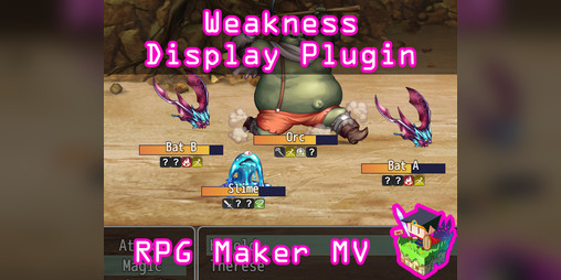 Cover image for Weakness Display plugin for RPG Maker MV