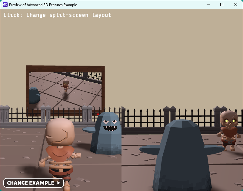 Screenshot 7 for Advanced 3D Features Extension for GDevelop built-in 3D