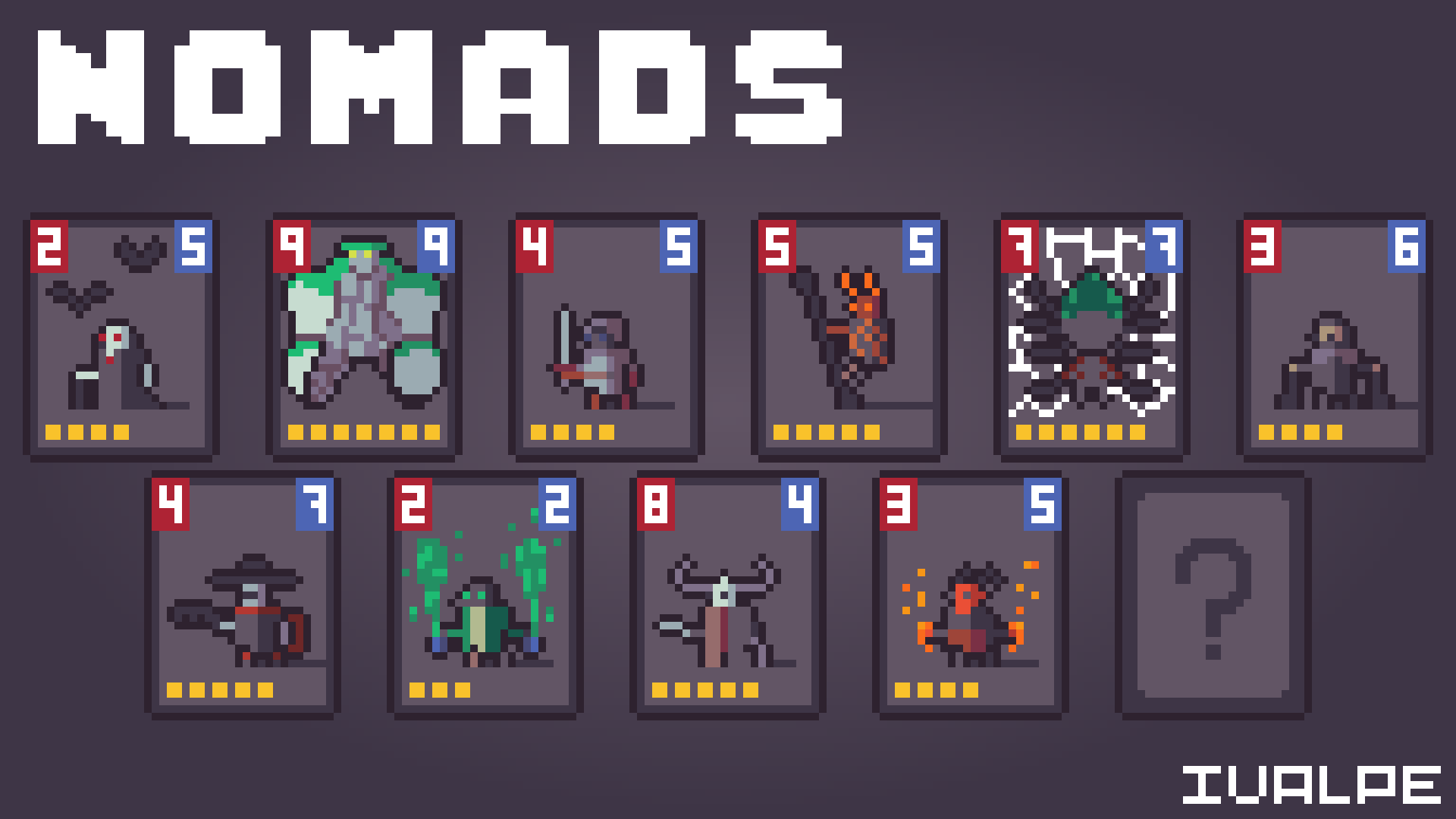 Pixel Art Trading Card Pack - Full Edition by Ivalpe