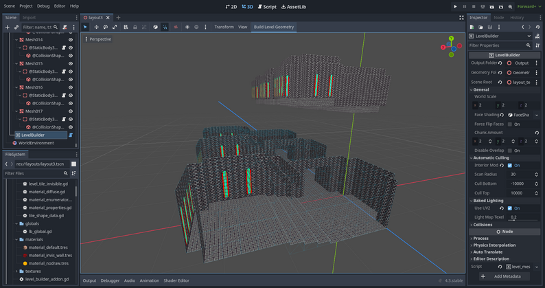 Codex Level Builder for Godot by Ugly Duckling Games
