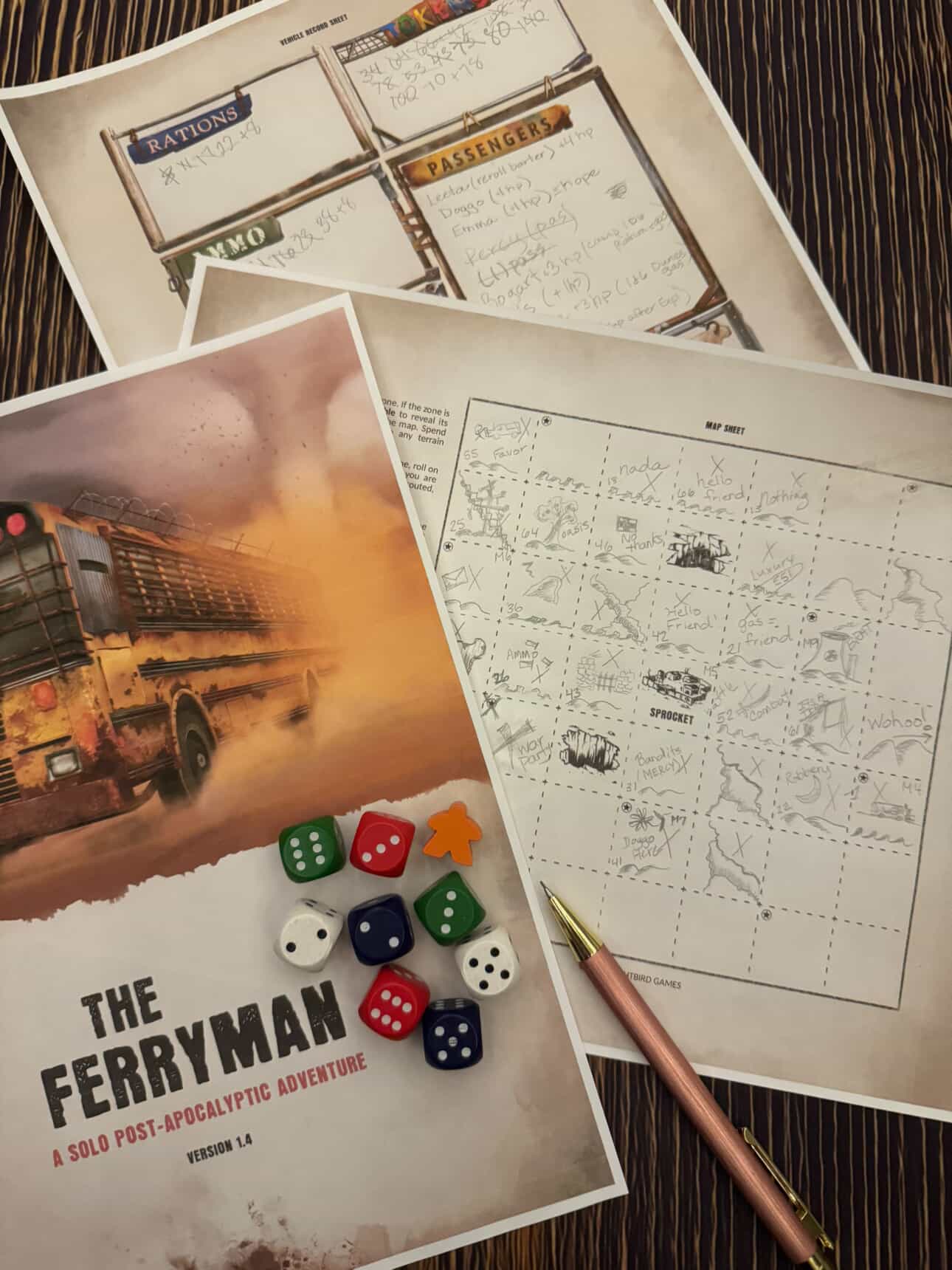 Screenshot 2 for The Ferryman: A Solo Post-Apocalyptic Adventure