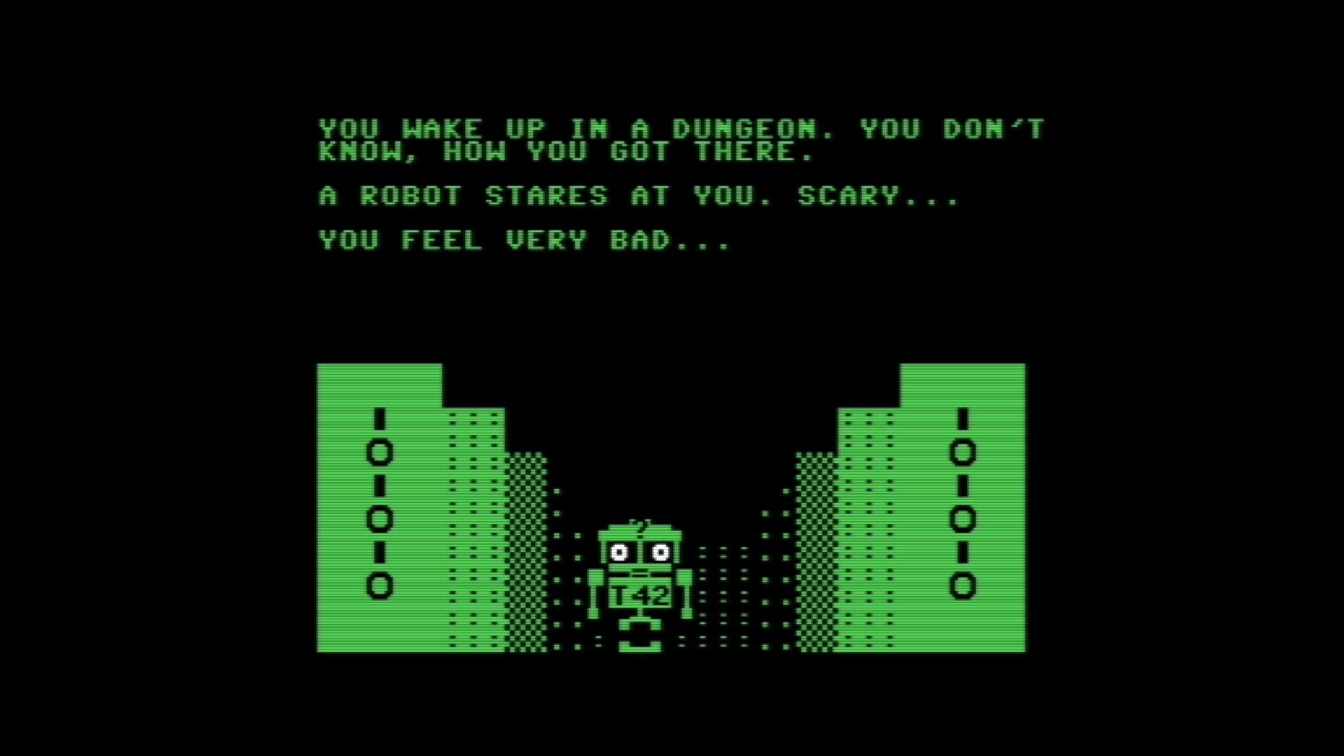 Screenshot 2 for PETSCII Dungeons & Droids C64