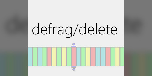 Cover image for defrag/delete