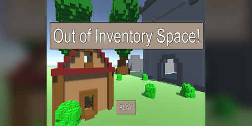 Cover image for Out of Inventory Space!