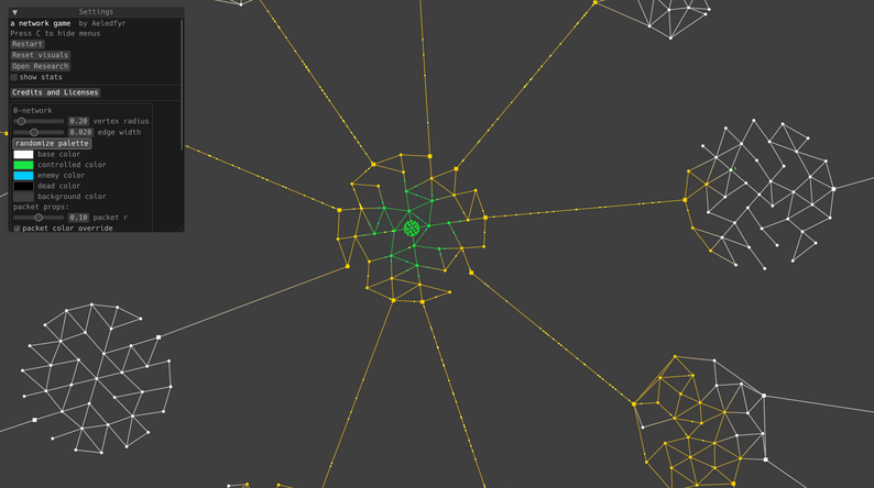 Networking Line Game a network game by Aeledfyr