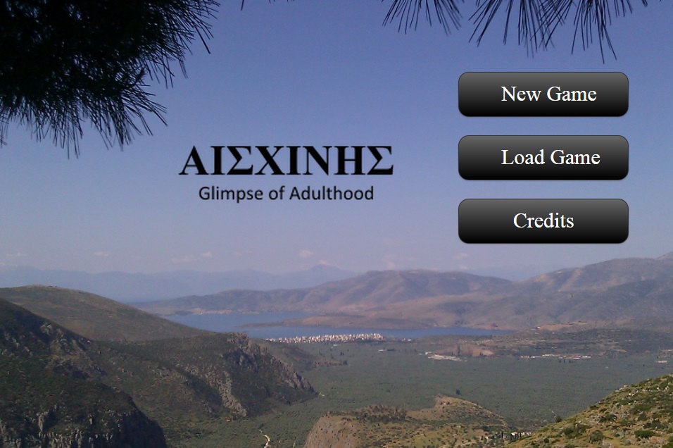 Cover image for Aeschines: Glimpse of Adulthood