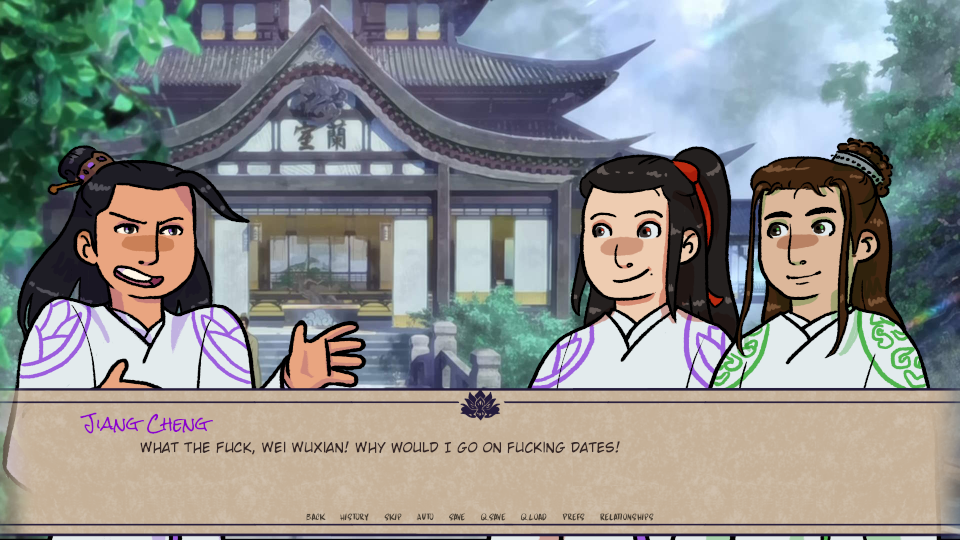 Screenshot 2 for Gusu Summer Camp: A Dating Sim