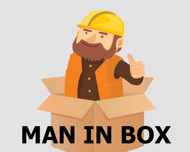 Cover image for Man in box