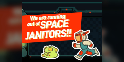 Cover image for We are running out of Space Janitors