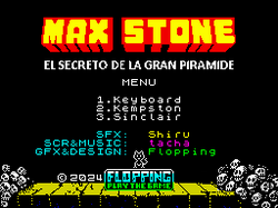 Screenshot 5 for MAX STONE (ZX Spectrum 48/128K & Windows)