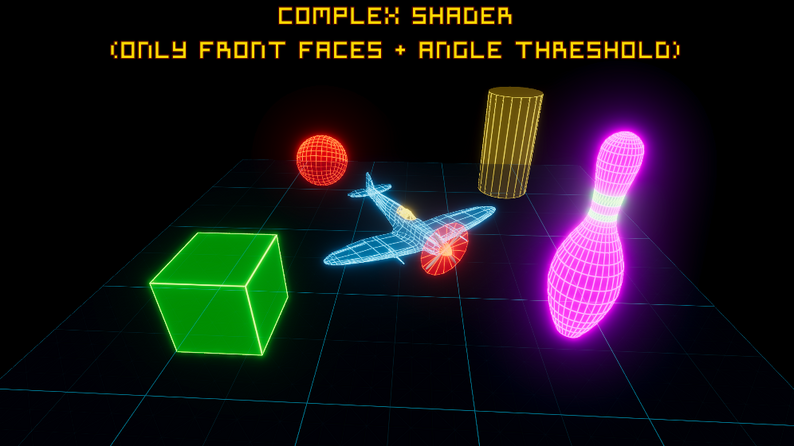 Easy Wireframe Shader Unity URP by Hangarter