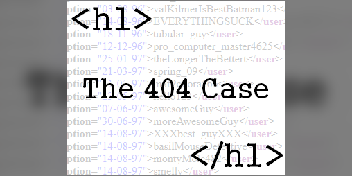 Cover image for The 404 Case