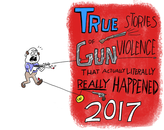 Cover image for True Stories of Gun Violence 2017