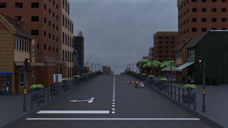 Low Poly Modular City Pack by Eldamar Studio