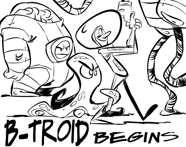 Cover image for BTroid begins