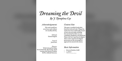 Cover image for Dreaming the Devil