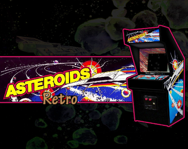 Asteroids-Retro By Lazy Mutt Games