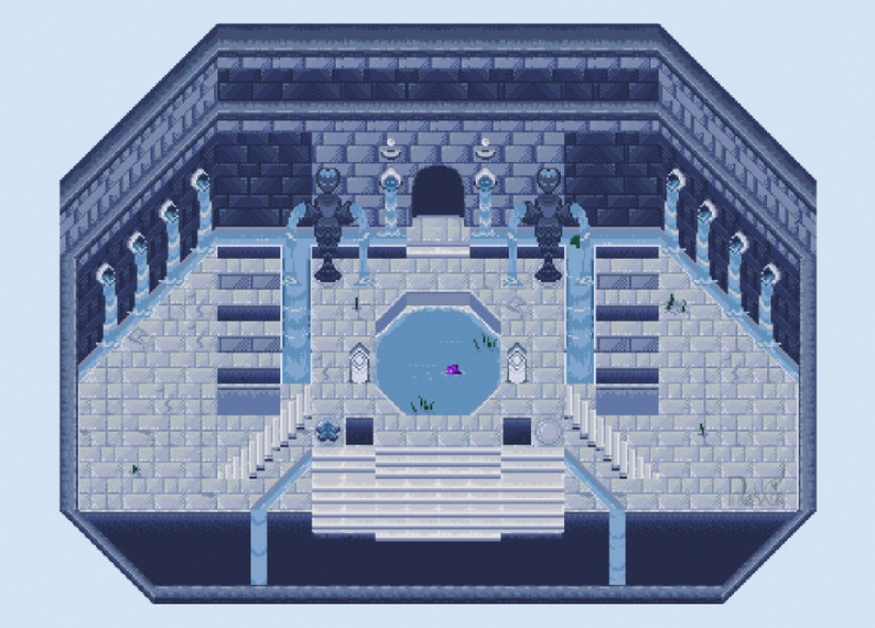 Water Temple -Rpg Tileset [16x16] by Nnekart