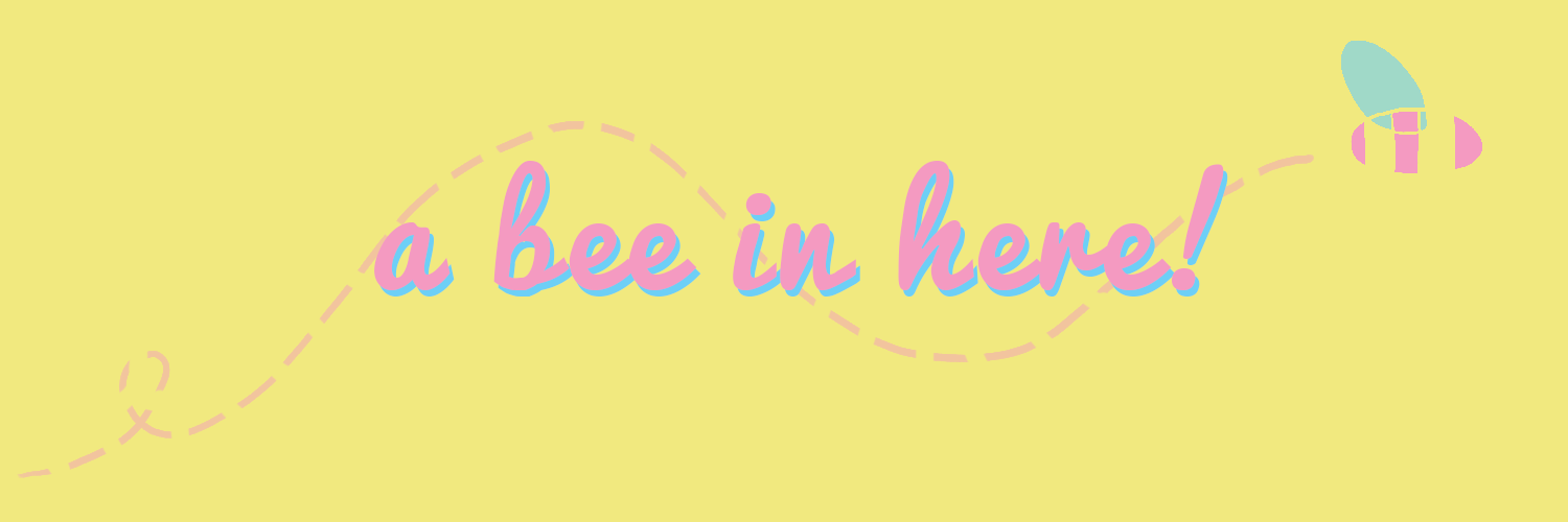 a bee in here!