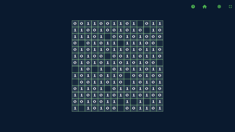 Binary Sudoku By Cosmic Lotus