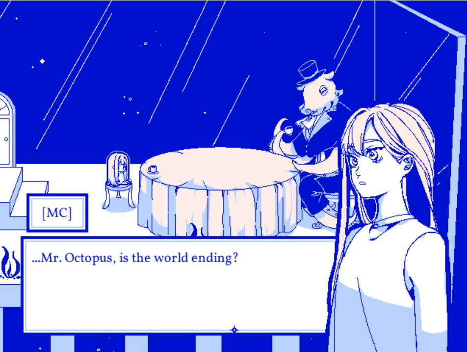 Screenshot 5 for 「drowning in a sea of blue」