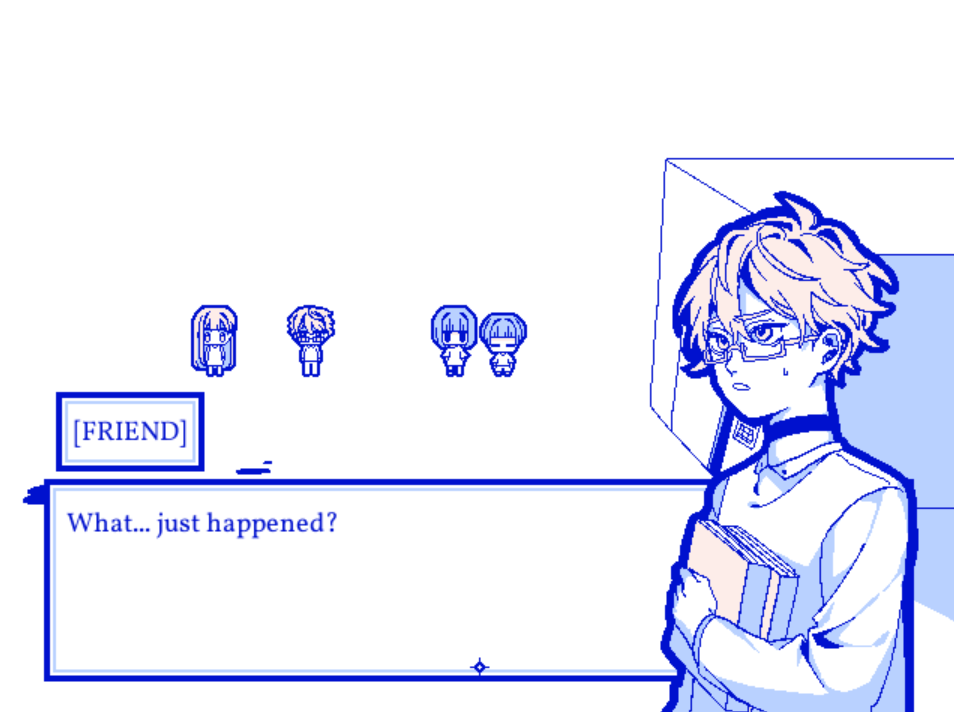 Screenshot 3 for 「drowning in a sea of blue」