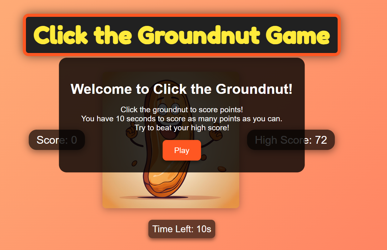 Groundnut Clicker - Release Announcements - itch.io