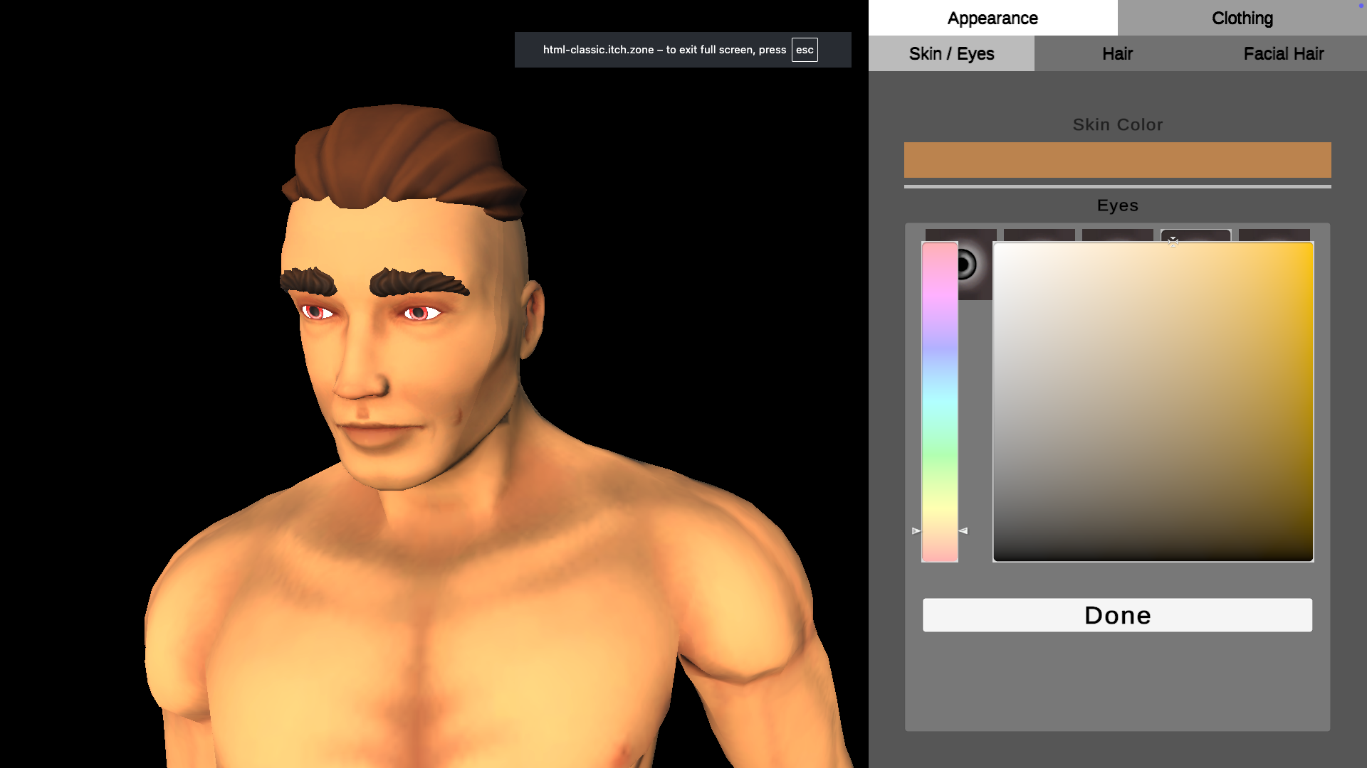 Character Customization Test by Alexandros Kapolas