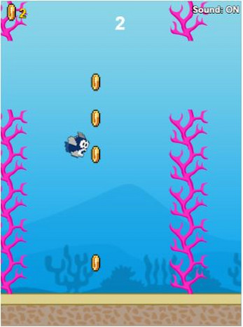 Flappy Shark 🕹️ Play Now on GamePix