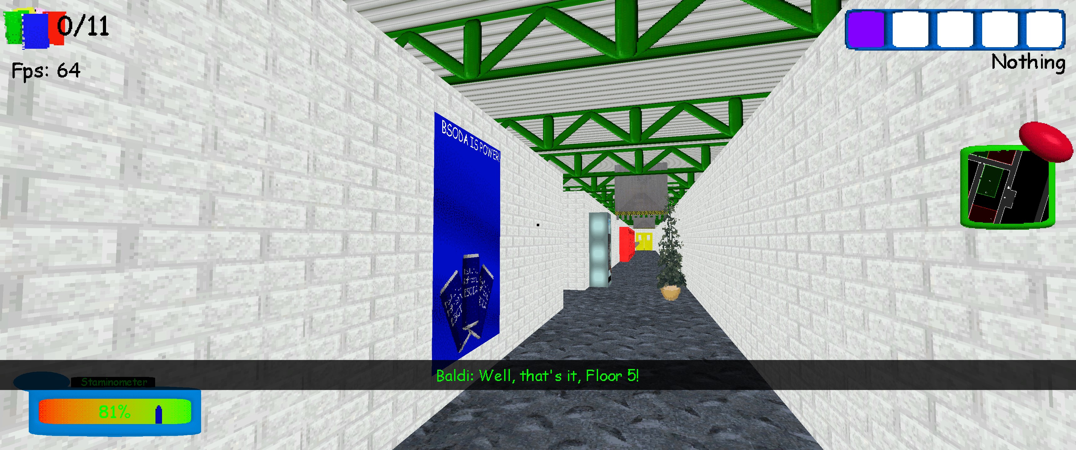 Screenshot 37 for Baldi's Basics Full Remastered Reworked
