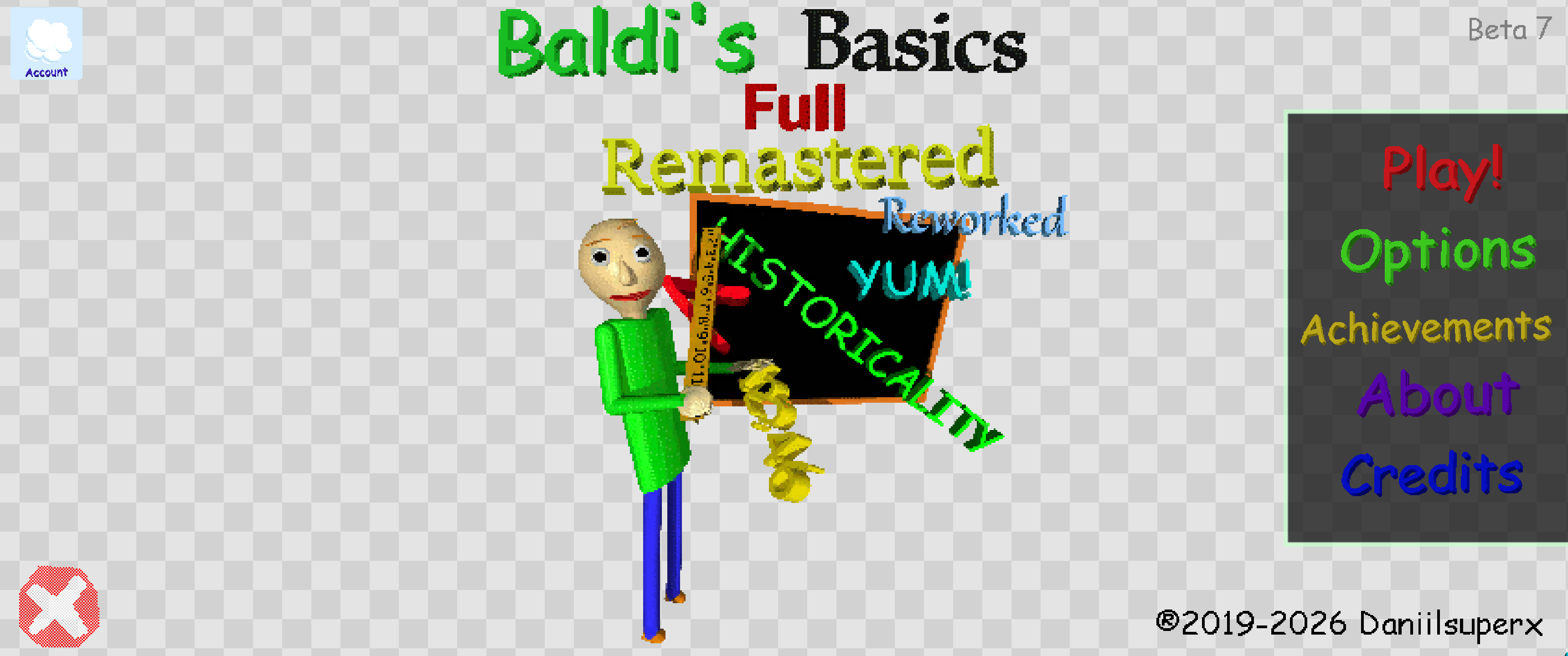 Screenshot 2 for Baldi's Basics Full Remastered Reworked