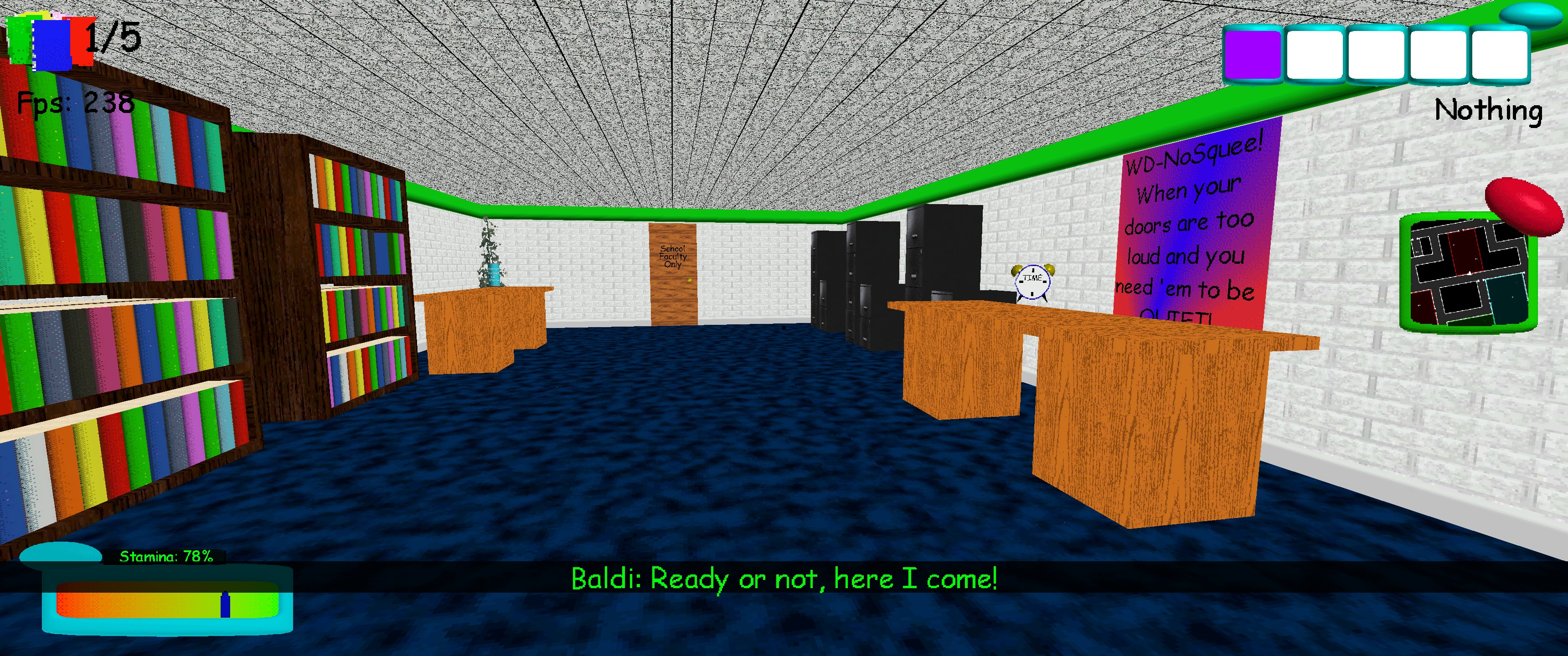 Screenshot 60 for Baldi's Basics Full Remastered Reworked