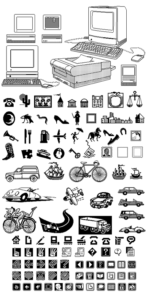 Hypercard Graphics Pack by Eliot Gardepe