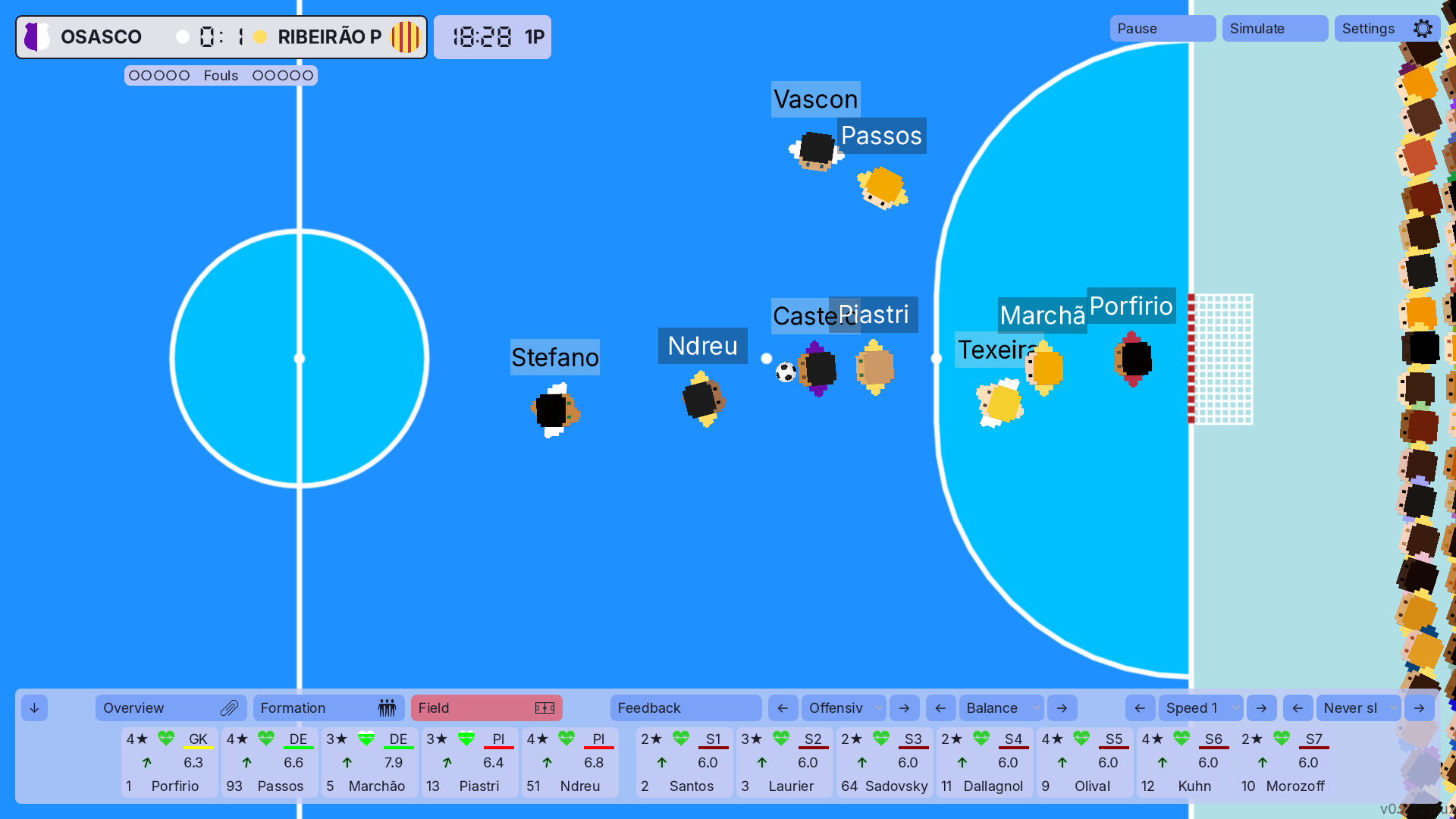 Screenshot 2 for 99Managers Futsal Edition