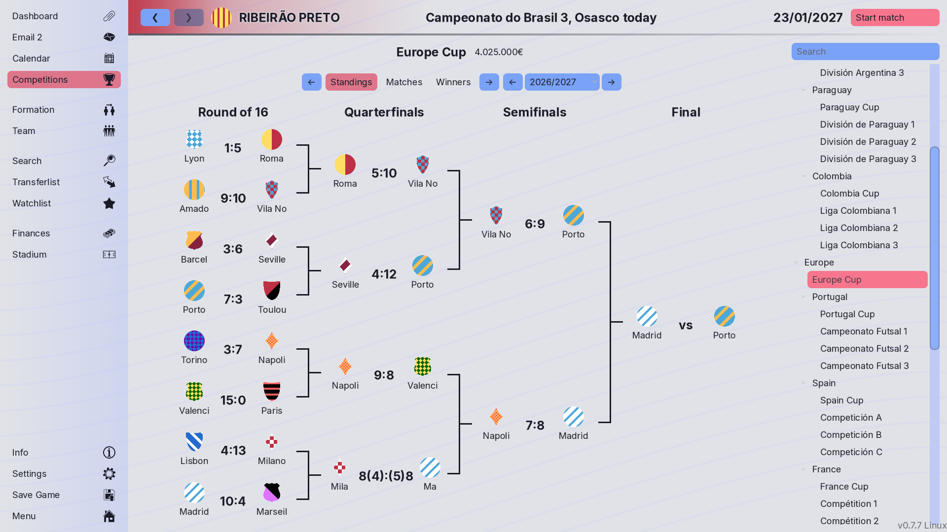 Screenshot 4 for 99Managers Futsal Edition