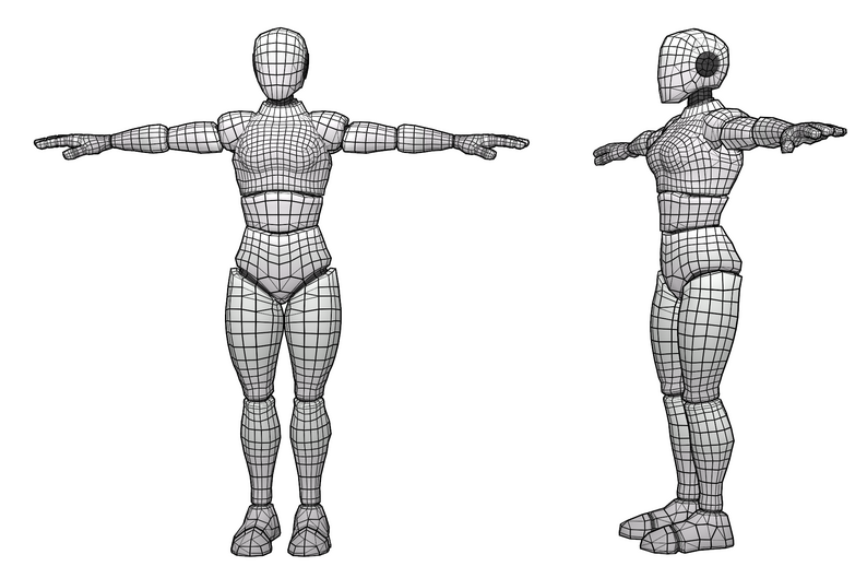Random Human Model Human Character Dummy by Kevin Iglesias