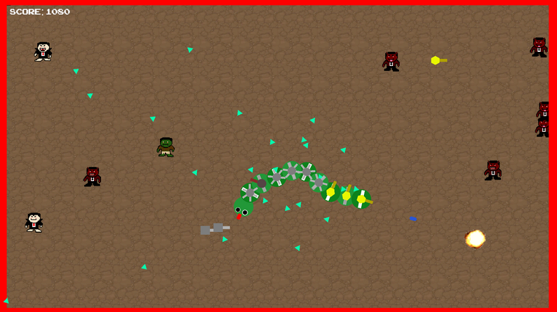 Snake Gun Game SNAKE WITH GUNS by Mechafish