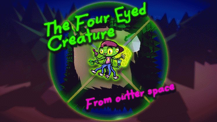 Cover image for The Four Eyed Creature