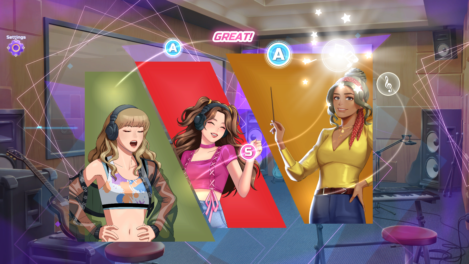 Screenshot 2 for K-pop Idol Stories: Road to Debut