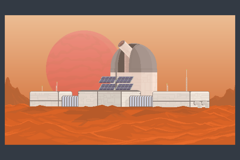 Space Station Pixel Art Backgrounds by Free Game Assets (GUI, Sprite ...