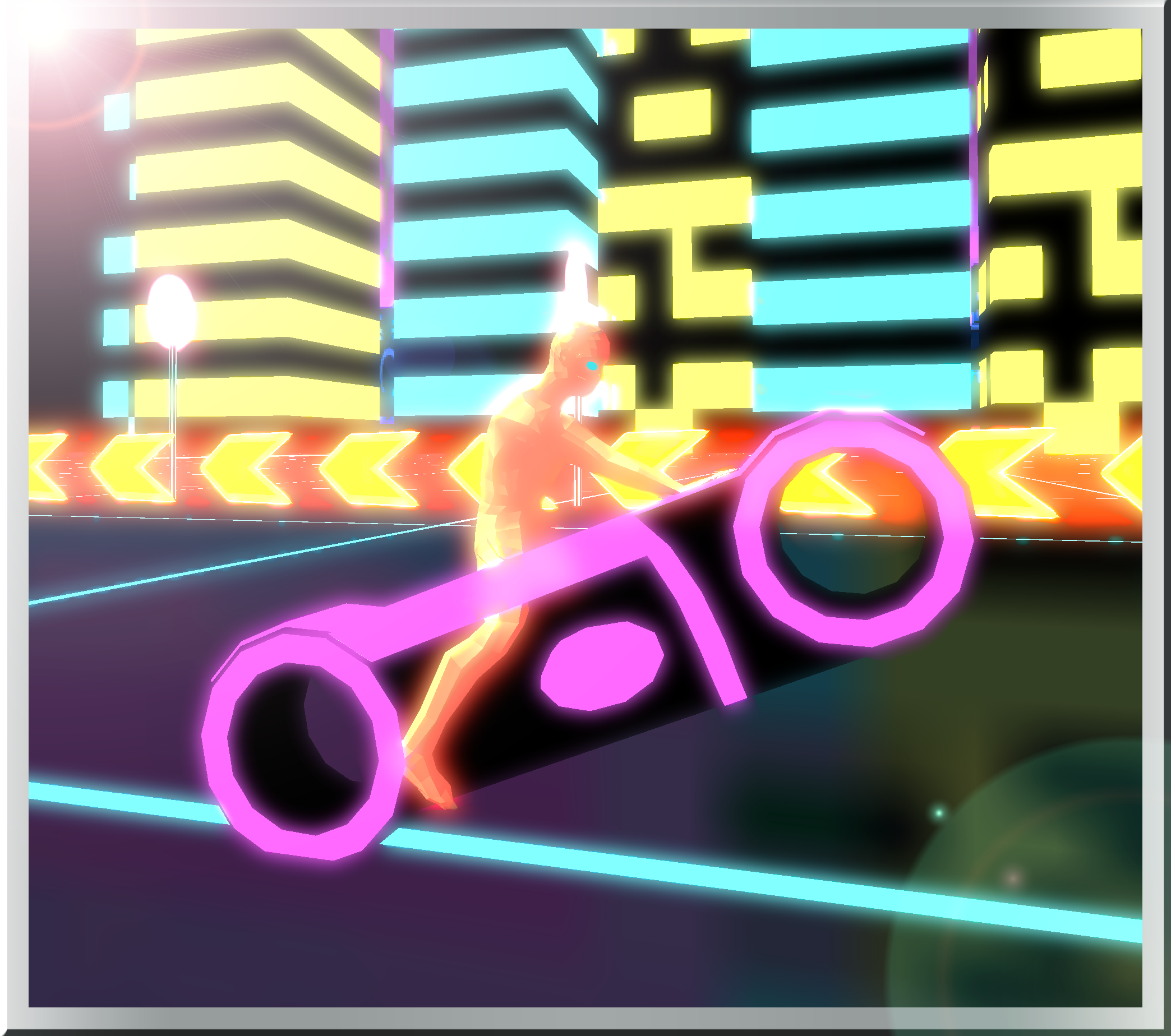 Motorbike Neon City