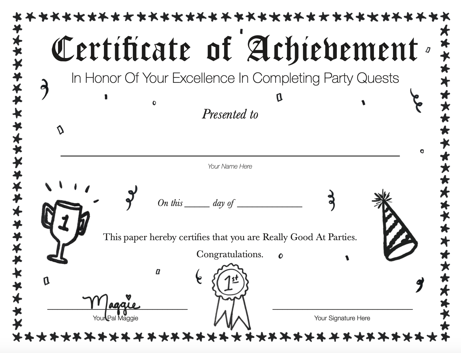 Screenshot 3 for Little Quests for Party Guests