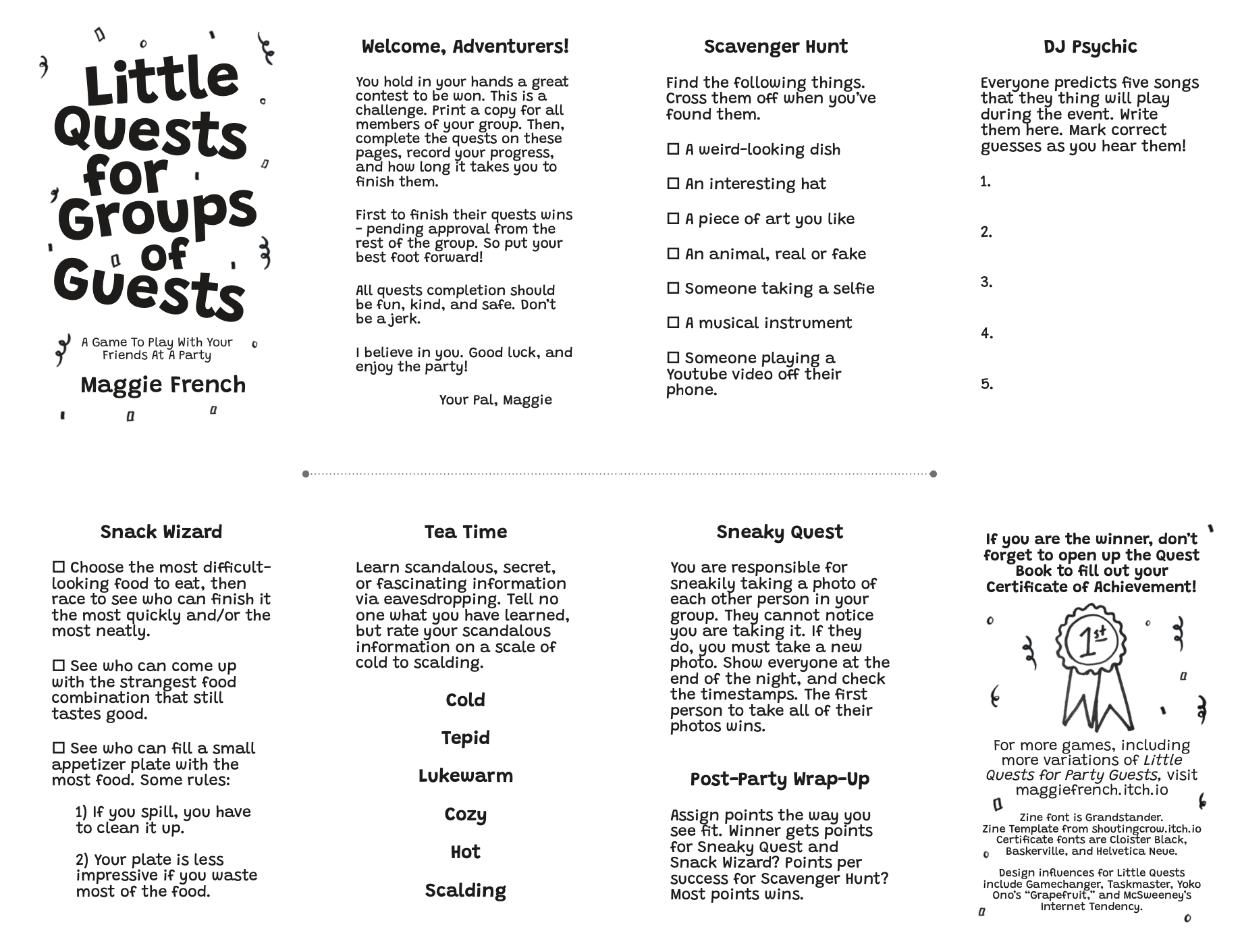 Screenshot 4 for Little Quests for Party Guests