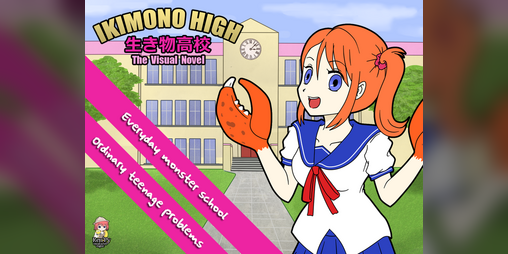 Cover image for Ikimono High: The Visual Novel (full game)