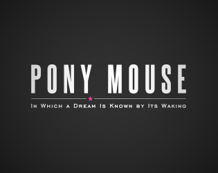 Cover image for PONY MOUSE