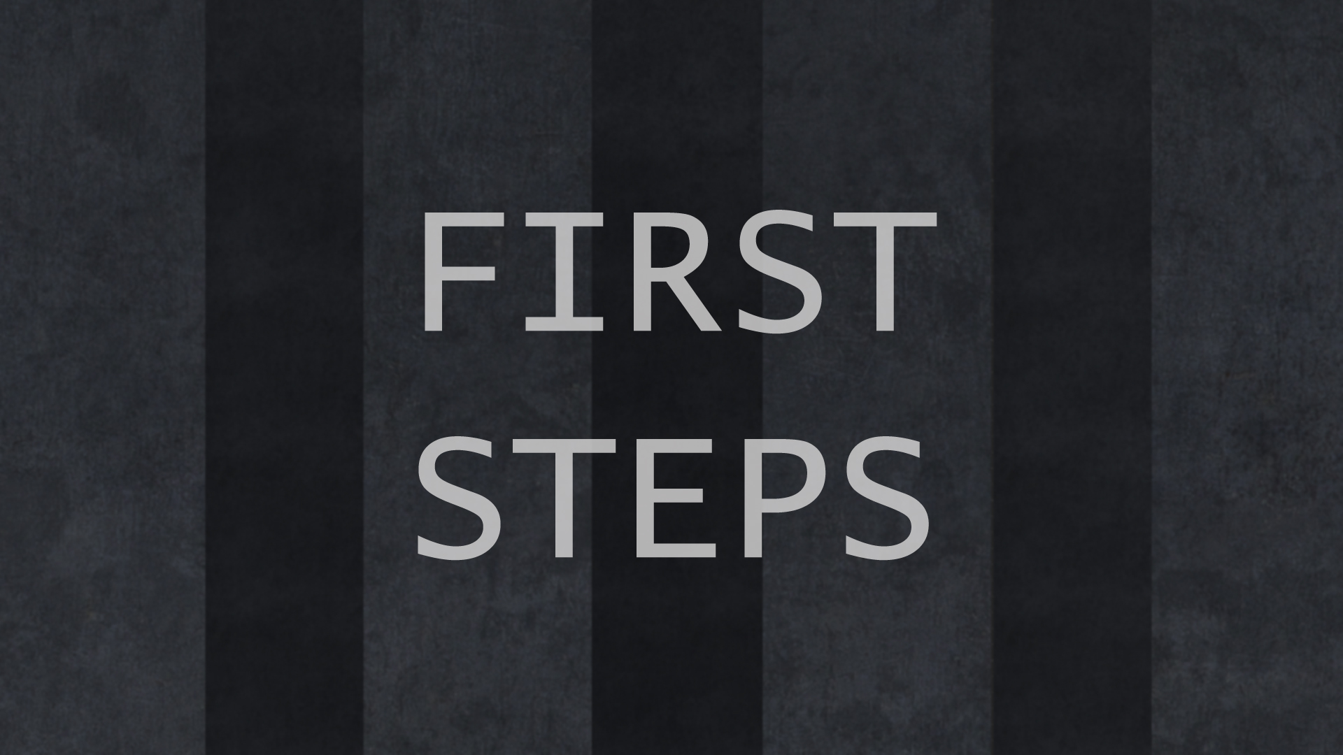 Cover image for First Steps
